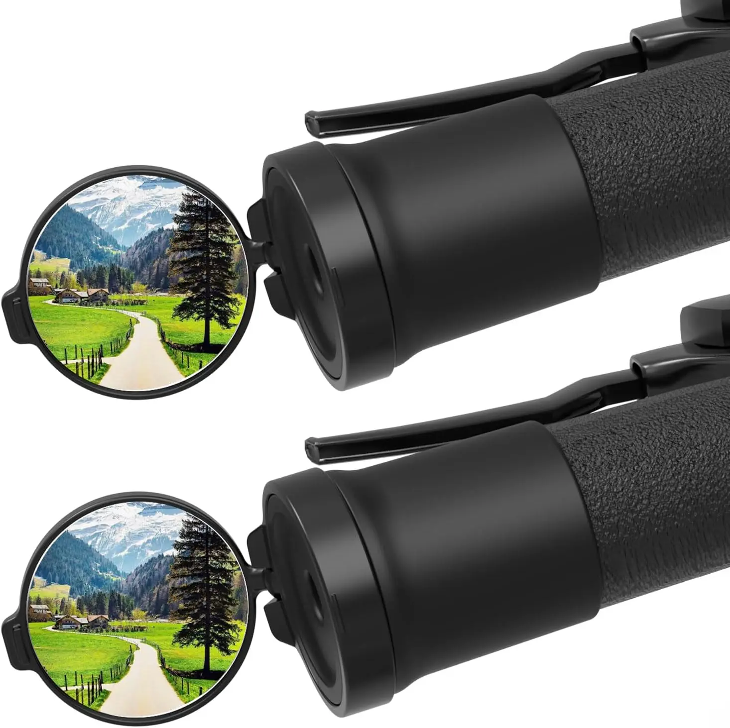 2 Pcs Bike Mirrors, 360° Rotatable Bicycle Rearview Mirror for Handlebars, Safe Acrylic Silicone Mirror for Mountain Bike E-bike Motorcycle
2 Pcs Bike Mirrors, 360° Rotatable Bicycle Rearview Mirror for Handlebars, Safe Acrylic Silicone Mirror for Mountain Bike E-bike Motorcycle