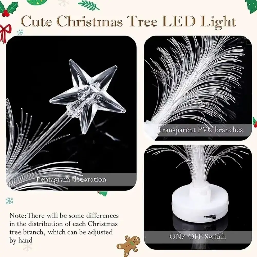 Luminous LED Christmas Fiber Tree LED Light Color-changing Luminous Fiber Optic Christmas Tree Fiber Optic Night Light
Luminous LED Christmas Fiber Tree LED Light Color-changing Luminous Fiber Optic Christmas Tree Fiber Optic Night Light