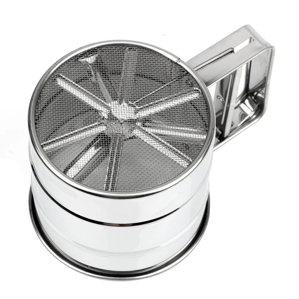 Stainless Steel Sieve Cup Baking Icing Sugar Shaker Bakeware Powder Flour Mesh Sifter Cup Pastry Baking Tools Baking tools Dough
Stainless Steel Sieve Cup Baking Icing Sugar Shaker Bakeware Powder Flour Mesh Sifter Cup Pastry Baking Tools Baking tools Dough
