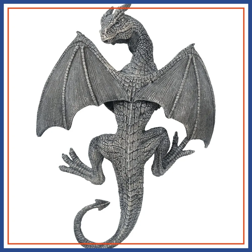 Gothic Dragon Fence Hanger Outdoor Wall Decor - Detailed Climbing Gargoyle Statue for Garden Patio Porch (14 Inch)
Gothic Dragon Fence Hanger Outdoor Wall Decor - Detailed Climbing Gargoyle Statue for Garden Patio Porch (14 Inch)