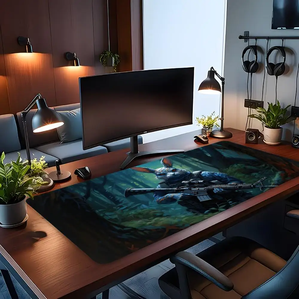 Tactical Rabbit in Wild Mat large mouse pad gaming mats desk pad rubber anti-slip edge locking pc accessories Computer Desks pad
Tactical Rabbit in Wild Mat large mouse pad gaming mats desk pad rubber anti-slip edge locking pc accessories Computer Desks pad