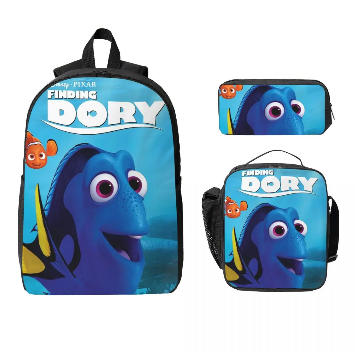 Finding Dory Backpack Student Boys Girls BookBag School Bag Computer Shoulder Bags 3ps Insulated Lunch Bag Pencil Case
Finding Dory Backpack Student Boys Girls BookBag School Bag Computer Shoulder Bags 3ps Insulated Lunch Bag Pencil Case