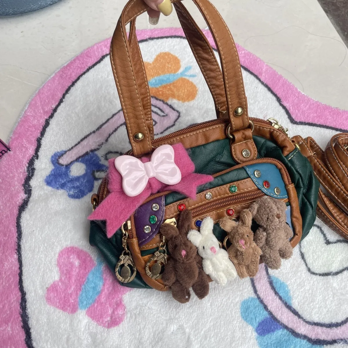 Harajuku Rabbit Y2k Shoulder Bags Purse Women Subculture Bow Leather Underarm Bag Wallet Hot Girls Sweet Cute Handbag Kawaii
Harajuku Rabbit Y2k Shoulder Bags Purse Women Subculture Bow Leather Underarm Bag Wallet Hot Girls Sweet Cute Handbag Kawaii