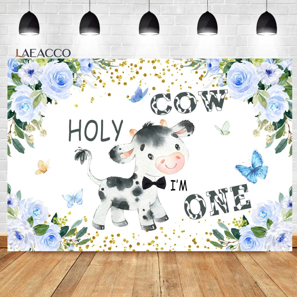 Laeacco Holy Cow Baby Shower Watercolor Flowers Butterfly Background Kid 1st Birthday Portrait Customized Photography Backdrop
Laeacco Holy Cow Baby Shower Watercolor Flowers Butterfly Background Kid 1st Birthday Portrait Customized Photography Backdrop