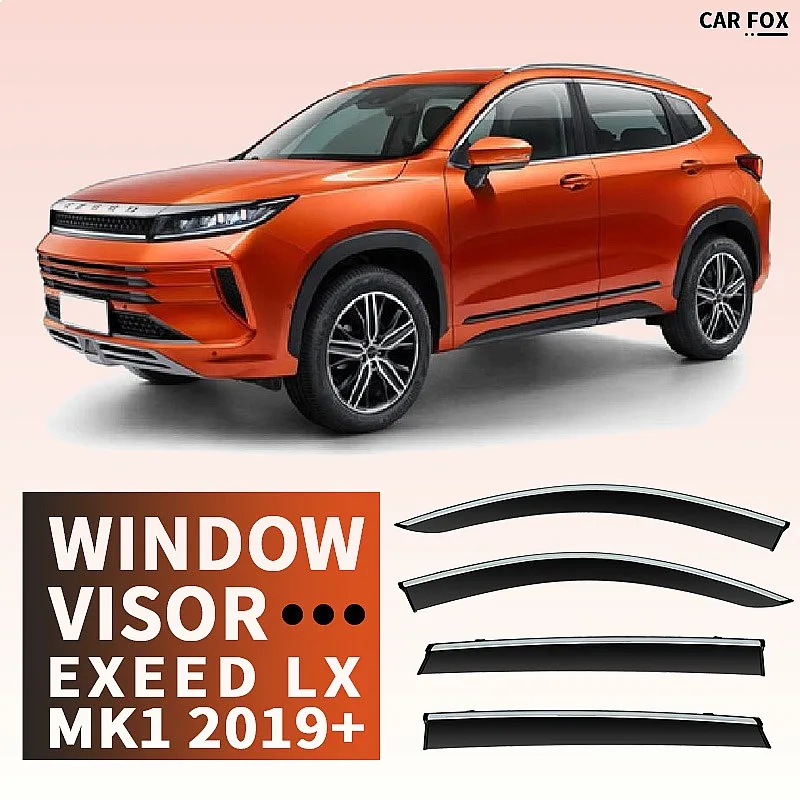 4Pcs Car Window Visor for Exeed LX 2019+ Rain Sun Shade Awning Windshield Side Deflectors Auto Accessories
4Pcs Car Window Visor for Exeed LX 2019+ Rain Sun Shade Awning Windshield Side Deflectors Auto Accessories