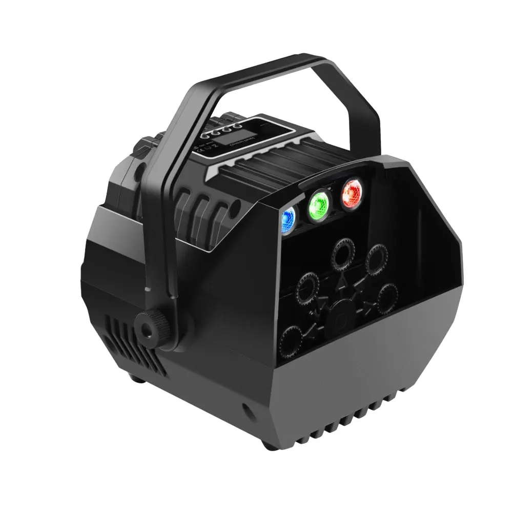 RGB LED Professional Automatic Black Bubble Machine with Remote Controller
RGB LED Professional Automatic Black Bubble Machine with Remote Controller