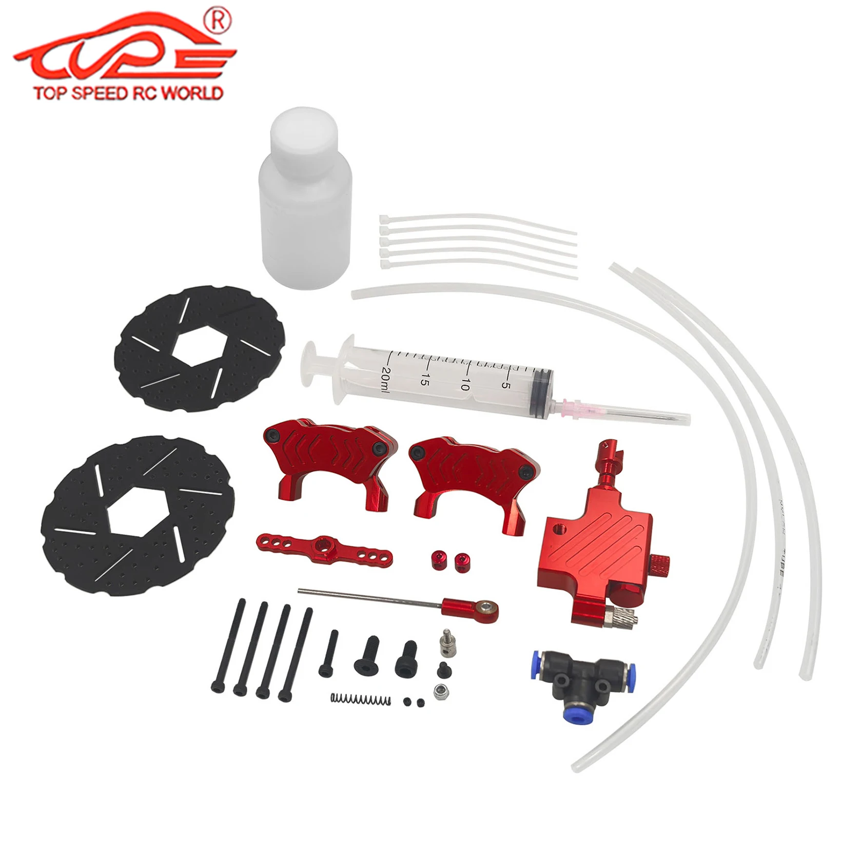Upgrade Front Wheel Hydraulic Disc Brake Set or Accessories for 1/5 Rc Car Gas HPI ROFUN ROVAN KM BAJA 5B 5T 5SC SS Buggy Truck
Upgrade Front Wheel Hydraulic Disc Brake Set or Accessories for 1/5 Rc Car Gas HPI ROFUN ROVAN KM BAJA 5B 5T 5SC SS Buggy Truck