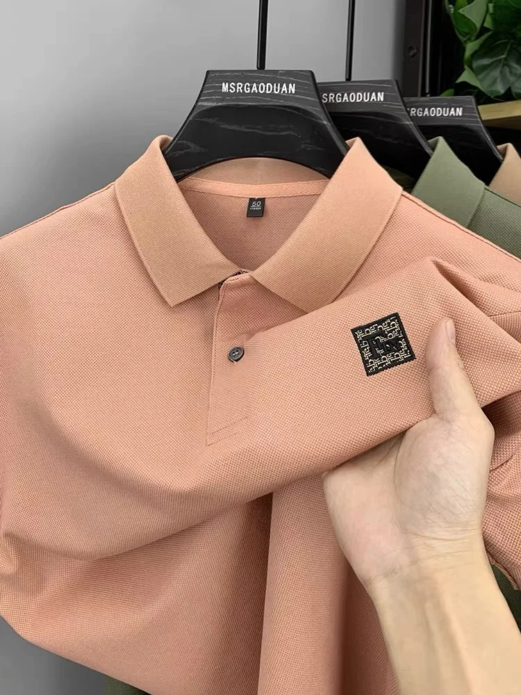 High end brand letter embroidered mens polo shirt 100% cotton short sleeve summer new comfortable and breathable casual T-shirt
High end brand letter embroidered mens polo shirt 100% cotton short sleeve summer new comfortable and breathable casual T-shirt
