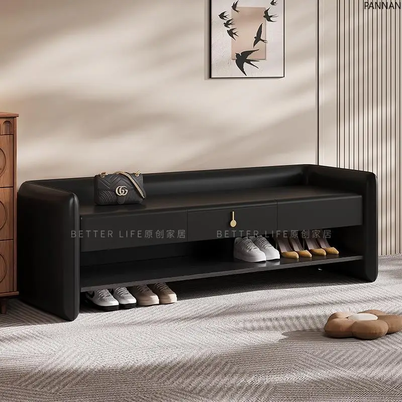 Modern light luxury high-end shoe change stool bench simple retro entrance shoe stool
Modern light luxury high-end shoe change stool bench simple retro entrance shoe stool