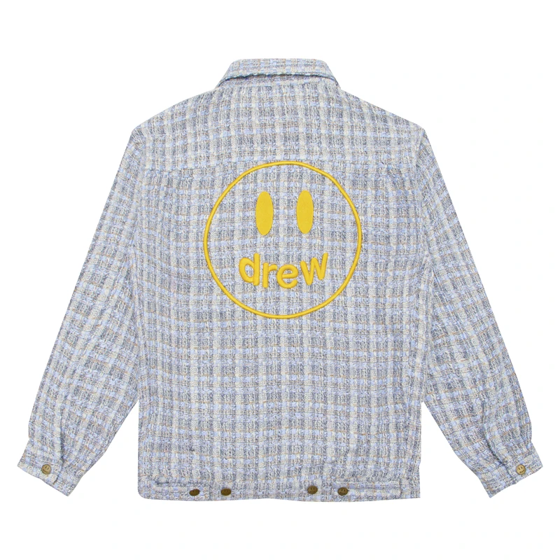 Drew House Knitting embroidery Men's Clothing high-end autumn and winter designer niche American retro print loose denim jacket
Drew House Knitting embroidery Men's Clothing high-end autumn and winter designer niche American retro print loose denim jacket