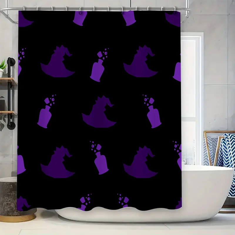 Purple Witch Hat Bath Shower CurtainHalloween Decor for Bathroom Waterproof Fabric Non-Slip Backing (Set Size 72 x 72) Purple /
Purple Witch Hat Bath Shower CurtainHalloween Decor for Bathroom Waterproof Fabric Non-Slip Backing (Set Size 72 x 72) Purple /