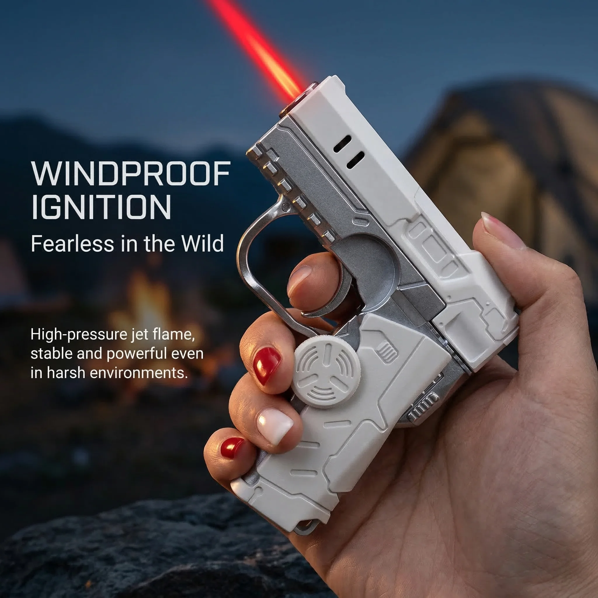 Viral Folding Pistol-Style Gyro Lighter, Fingertip Stress Relief Toy, Windproof & Durable EDC Accessory, Perfect Gift for Friend
Viral Folding Pistol-Style Gyro Lighter, Fingertip Stress Relief Toy, Windproof & Durable EDC Accessory, Perfect Gift for Friend