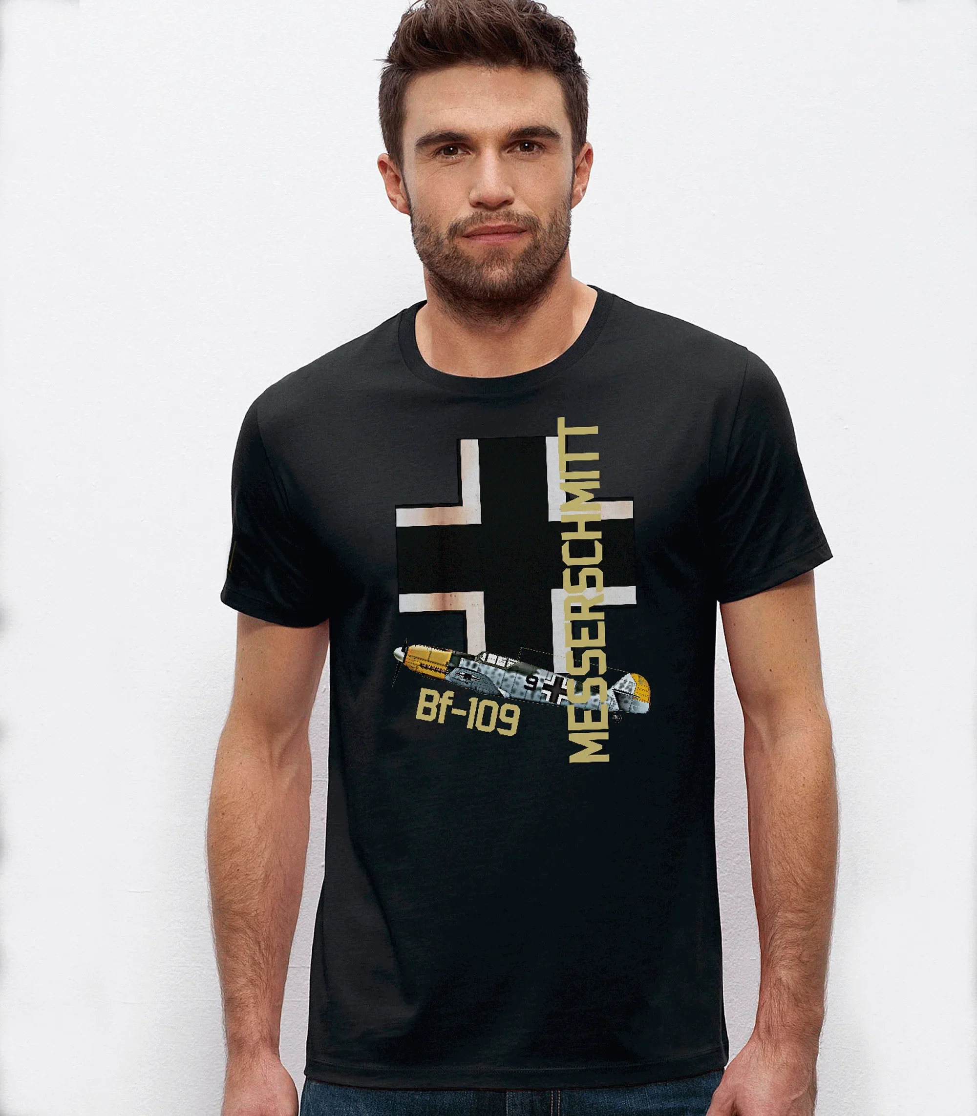 WWII Luftwaffe Messerschmitt BF-109 Fighter T-Shirt 100% Cotton O-Neck Summer Short Sleeve Casual Mens T-shirt Size S-3XL 
WWII Luftwaffe Messerschmitt BF-109 Fighter T-Shirt 100% Cotton O-Neck Summer Short Sleeve Casual Mens T-shirt Size S-3XL