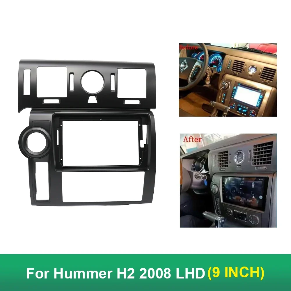 9 Inch Car Frame Fascia Adapter Canbus Box Decoder For Hummer H2 2008 LHD Android Radio Dash Fitting Panel Kit
9 Inch Car Frame Fascia Adapter Canbus Box Decoder For Hummer H2 2008 LHD Android Radio Dash Fitting Panel Kit