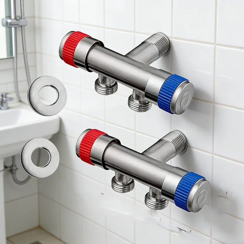 2pcs Sets Stainless Steel Angle Valve Faucet Bathroom Accessories Water Valve Bathroom Hot Cold Inlet Valve Homework Angle Valve
2pcs Sets Stainless Steel Angle Valve Faucet Bathroom Accessories Water Valve Bathroom Hot Cold Inlet Valve Homework Angle Valve