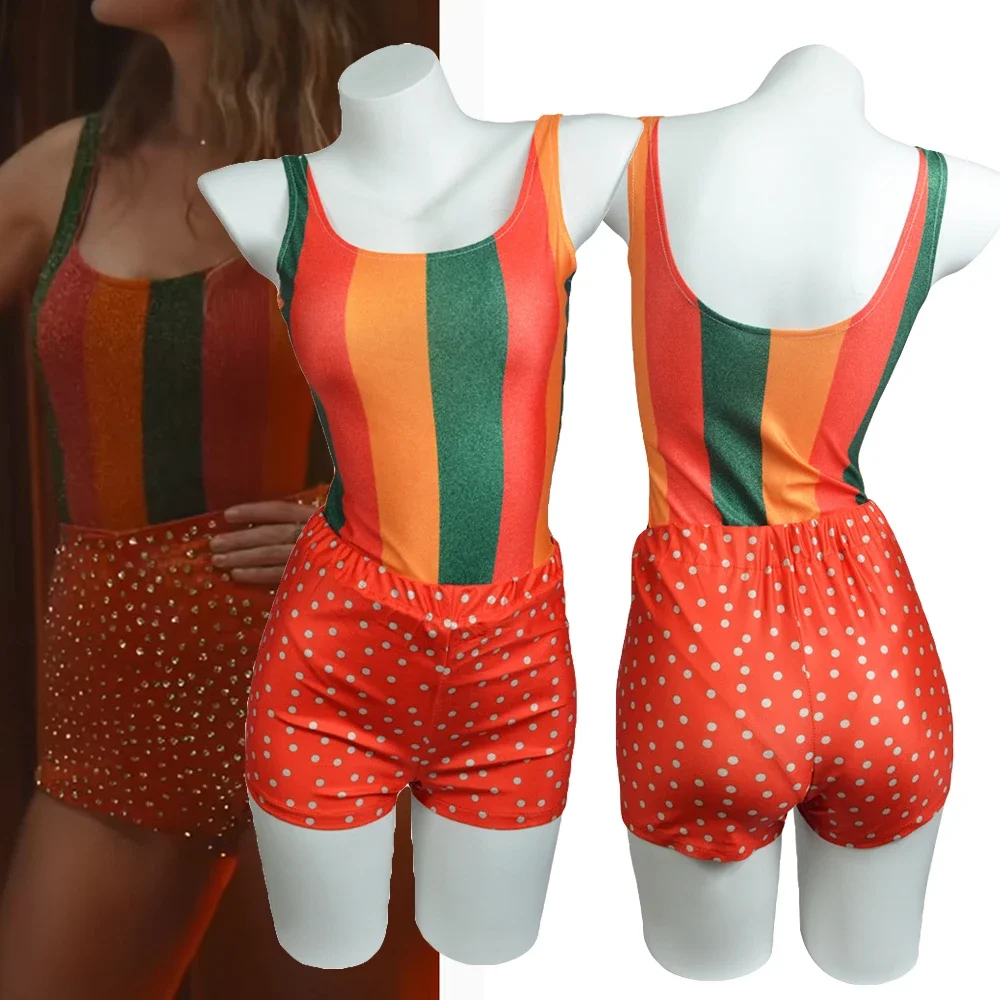 Taylor Anti Hero Cosplay Costume Women Bodysuit Colorful Striped Sexy Jumpsuit Swimsuit Uniform Halloween Clothes
Taylor Anti Hero Cosplay Costume Women Bodysuit Colorful Striped Sexy Jumpsuit Swimsuit Uniform Halloween Clothes