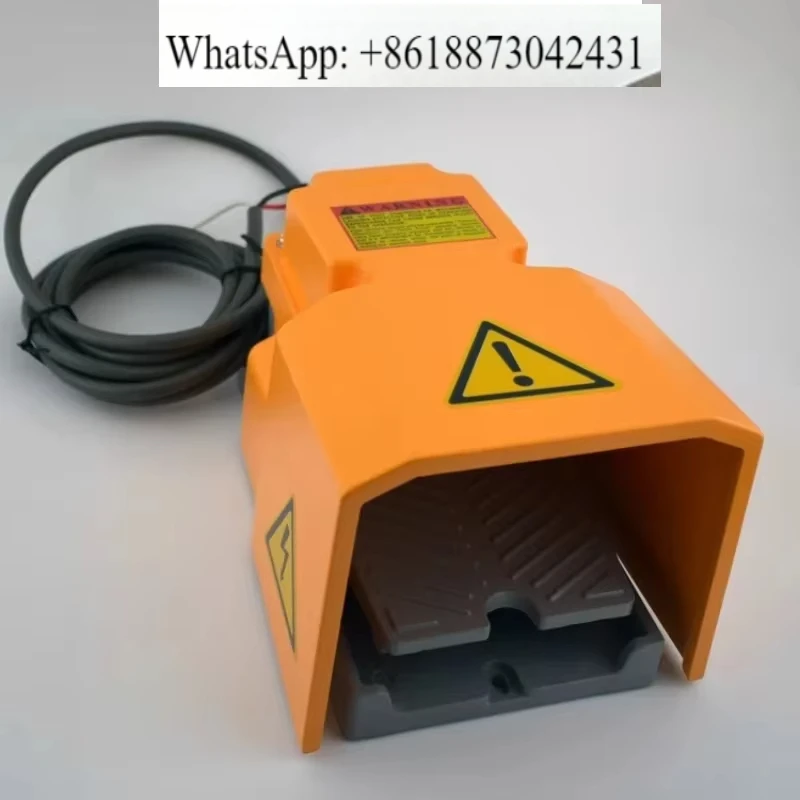 Корейский ножной переключатель Kaikun HRF-HD3NX, ножная педаль управления штамповочной машиной с 2-метровым кабелем
Корейский ножной переключатель Kaikun HRF-HD3NX, ножная педаль управления штамповочной машиной с 2-метровым кабелем