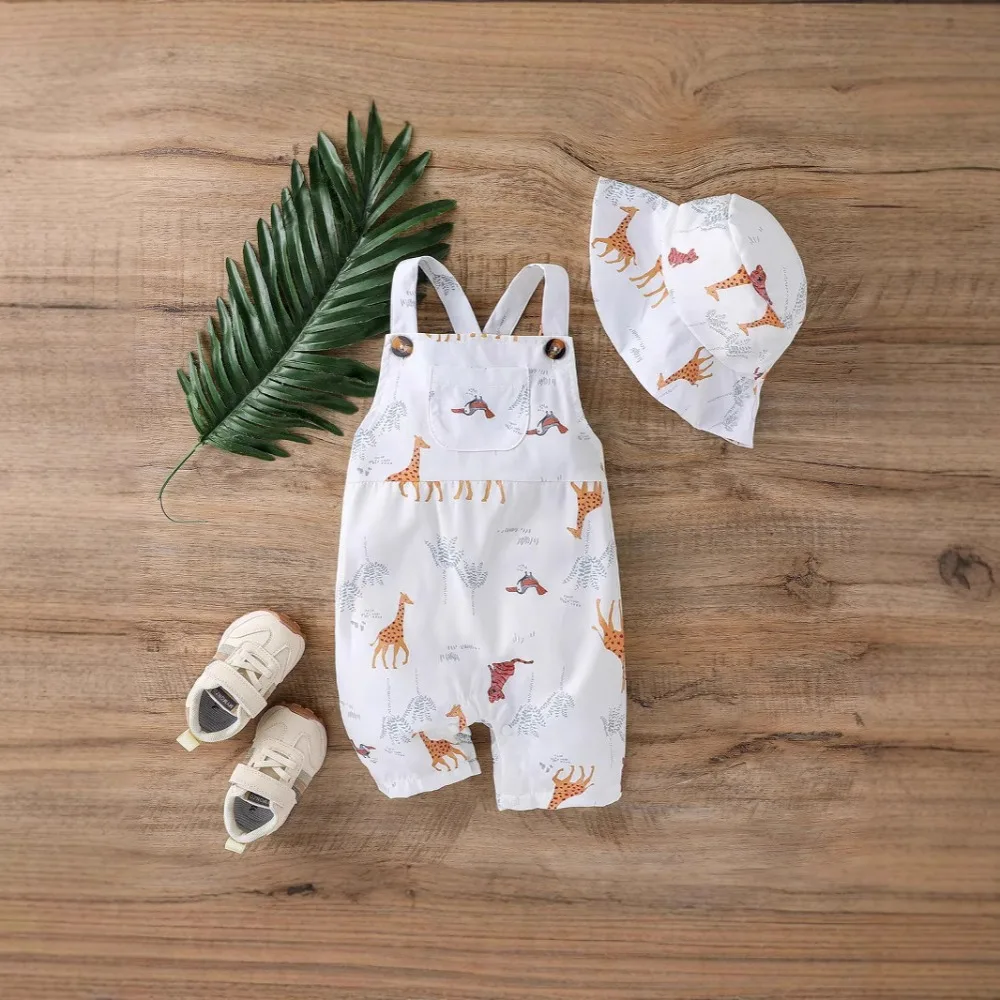 2026 Summer Baby Romper Thin Cartoon Pattern Sleeveless Jumpsuit with Hat
2026 Summer Baby Romper Thin Cartoon Pattern Sleeveless Jumpsuit with Hat