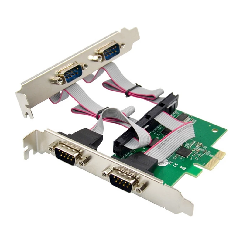 Expansion Card ST318 Pcie X1 AX99100 4S DB-9 Pin RS232 COM1 Port Multi-Function Convenient Expansion Card Easy To Use
Expansion Card ST318 Pcie X1 AX99100 4S DB-9 Pin RS232 COM1 Port Multi-Function Convenient Expansion Card Easy To Use