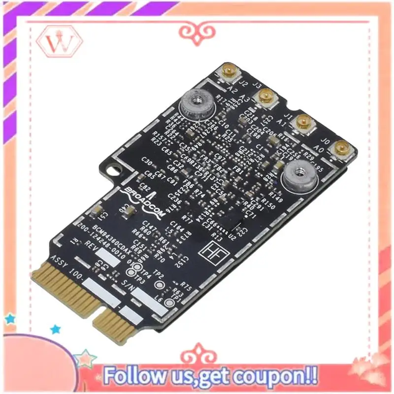 Upgraded 1 PCS BCM94360CD Wifi Bluetooth Card 2.4Ghz/5Ghz BT 4.0 Wireless Module 1750Mbps Dual Band Broadcom For Hackintos
Upgraded 1 PCS BCM94360CD Wifi Bluetooth Card 2.4Ghz/5Ghz BT 4.0 Wireless Module 1750Mbps Dual Band Broadcom For Hackintos