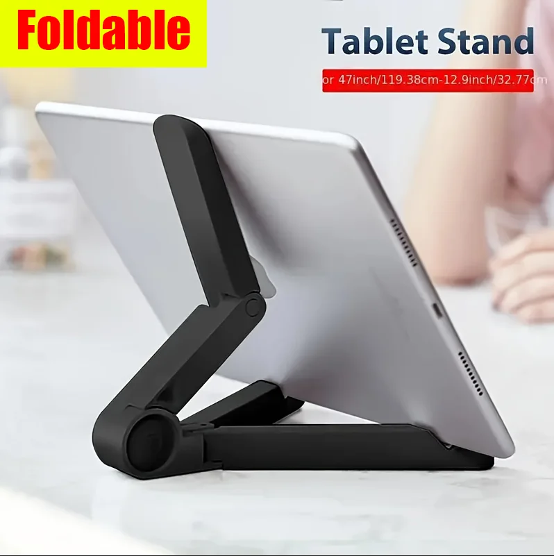 Multifunctional Foldable Tablet Stand Holder Universal for iPad Air/Pro Samsung Xiaomi Huawei Tablets & Phones Adjustable Angle 
Multifunctional Foldable Tablet Stand Holder Universal for iPad Air/Pro Samsung Xiaomi Huawei Tablets & Phones Adjustable Angle