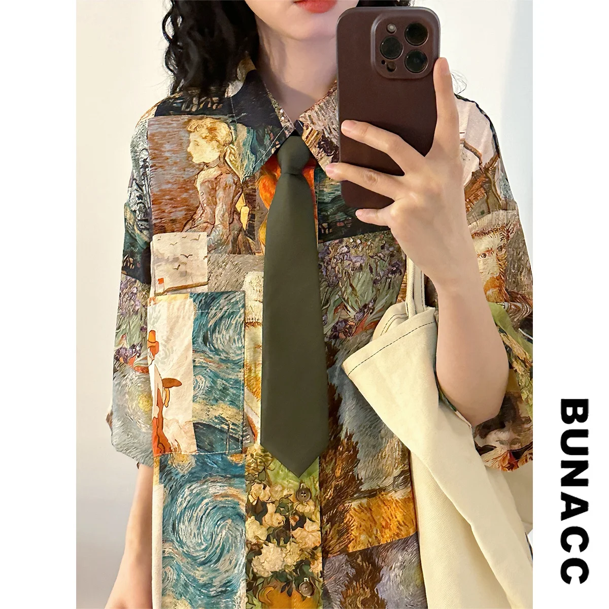 Loose Women's ort Sve irt Casual Street Sle Vincent Van Gogh Abstract Art Print Summer Faion Top for Young Women
Loose Women's ort Sve irt Casual Street Sle Vincent Van Gogh Abstract Art Print Summer Faion Top for Young Women