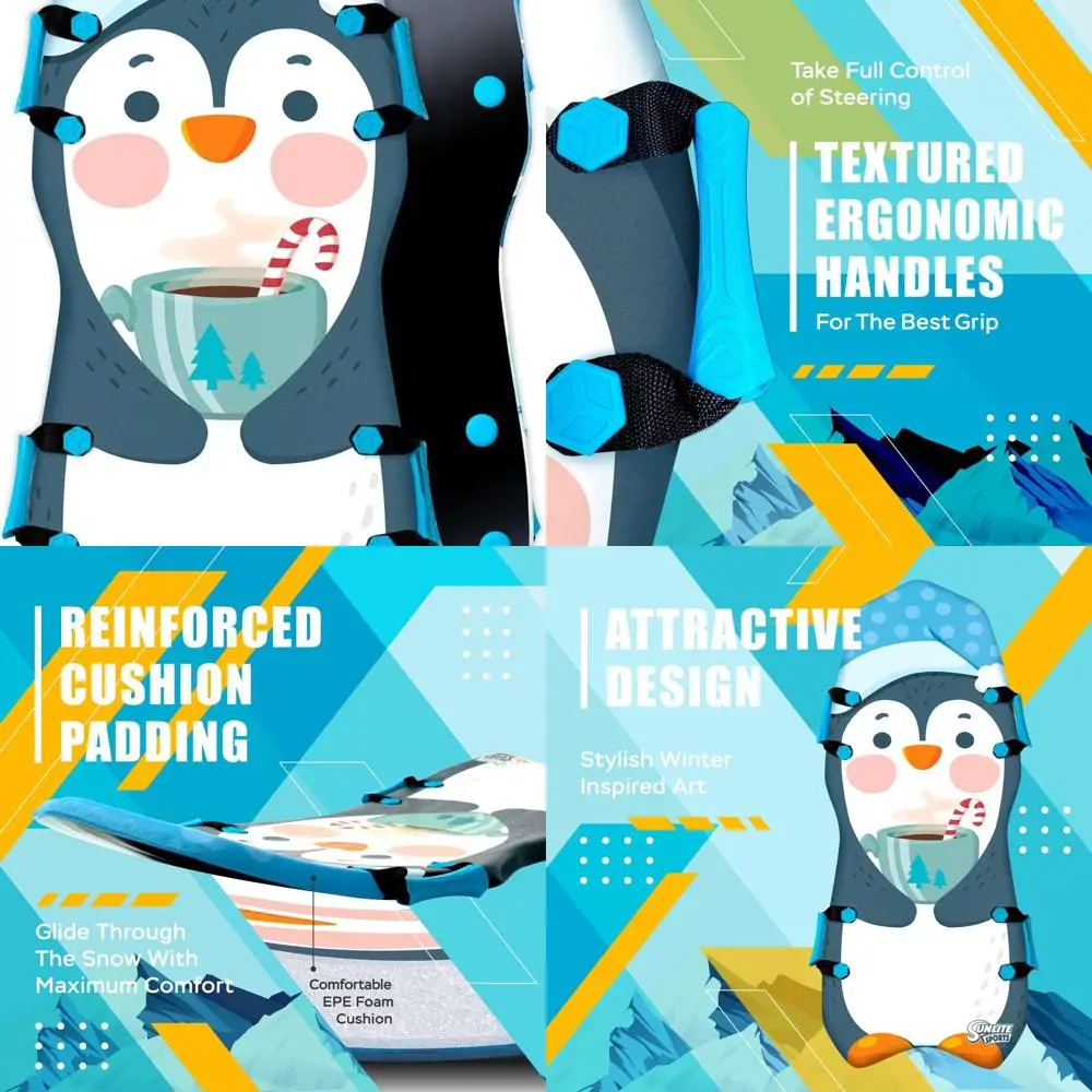 Foldable Snow Sled with Reinforced Bottom, Durable Stitching, and Ergonomic Handles - Lightweight and Portable Winter Sled for A
Foldable Snow Sled with Reinforced Bottom, Durable Stitching, and Ergonomic Handles - Lightweight and Portable Winter Sled for A