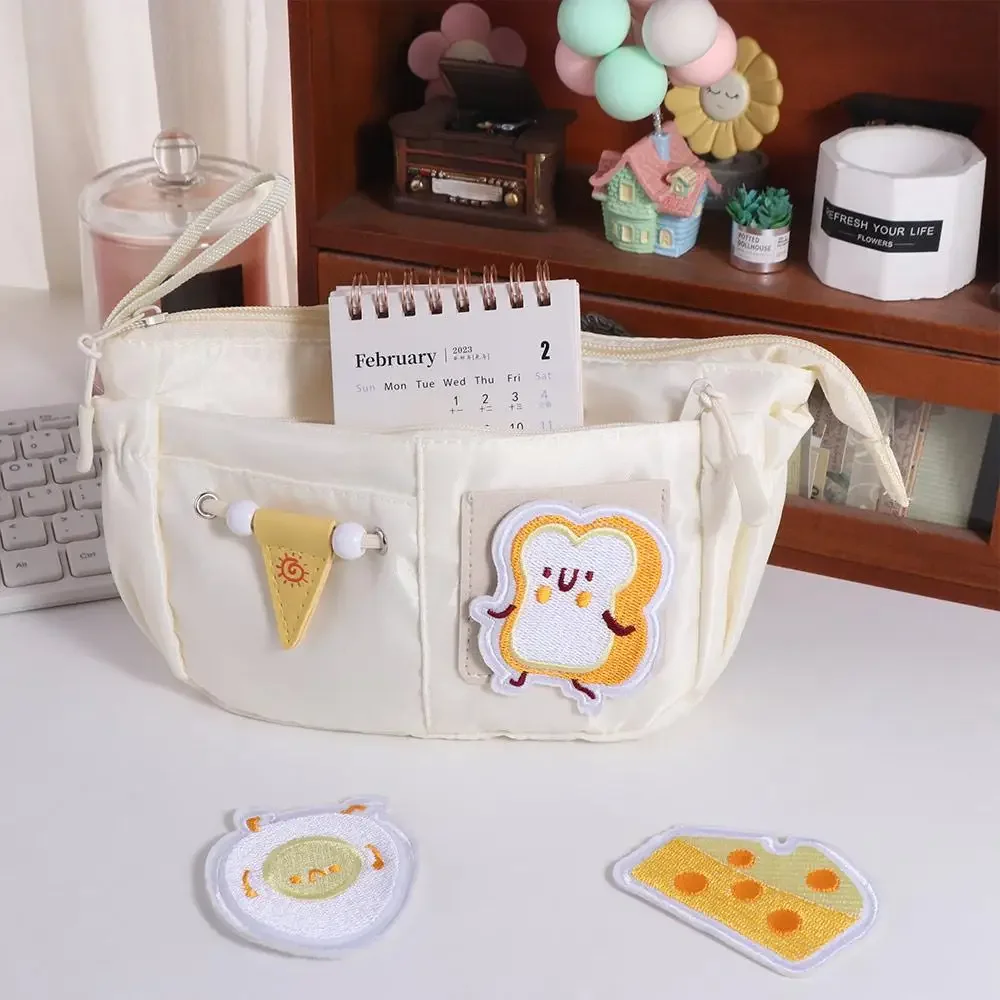 DIY Large Capacity Pencil Box Aesthetic Organizer Embroidered Patch Pencil Case Zipper Cute Stationery Storage Bag Kids Gift
DIY Large Capacity Pencil Box Aesthetic Organizer Embroidered Patch Pencil Case Zipper Cute Stationery Storage Bag Kids Gift