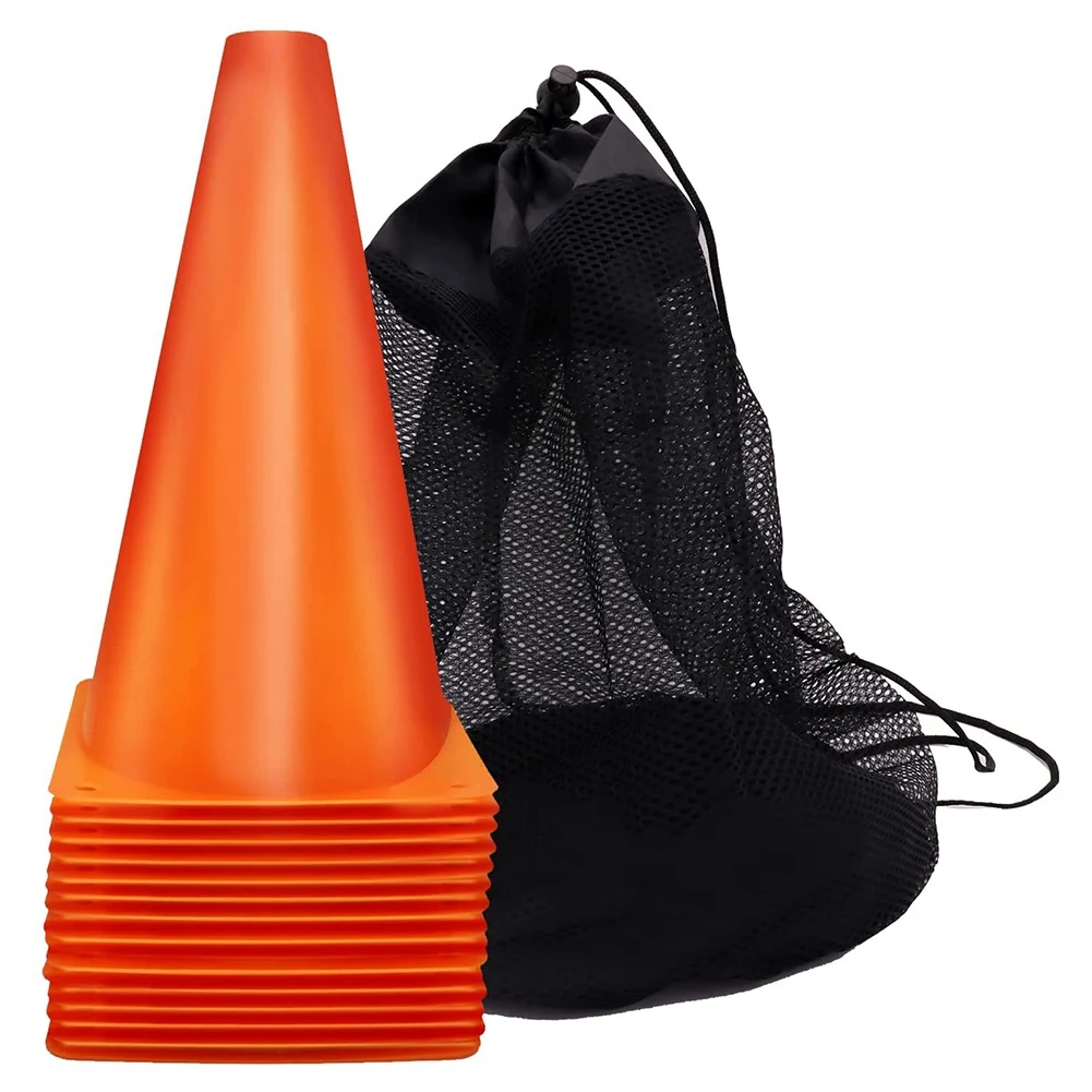 15 Pack 9 Inch Traffic Training Cones,Agility Field Marker Cones,for Football Basketball Practice Orange
15 Pack 9 Inch Traffic Training Cones,Agility Field Marker Cones,for Football Basketball Practice Orange