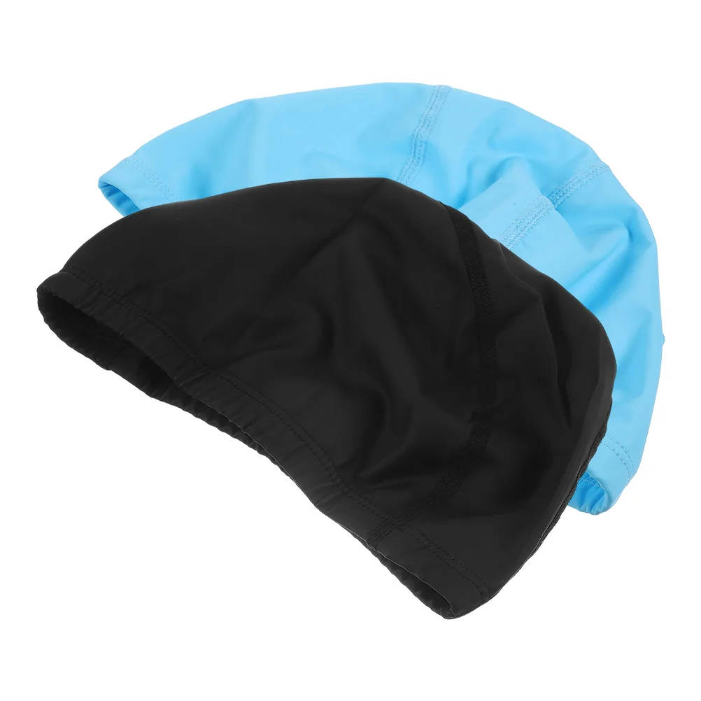 2 Pcs Waterproof Swim Caps for Adults Large Size Blue Black Bath Hats Comfortable Reusable Non Slip Swimmer Accessories
2 Pcs Waterproof Swim Caps for Adults Large Size Blue Black Bath Hats Comfortable Reusable Non Slip Swimmer Accessories