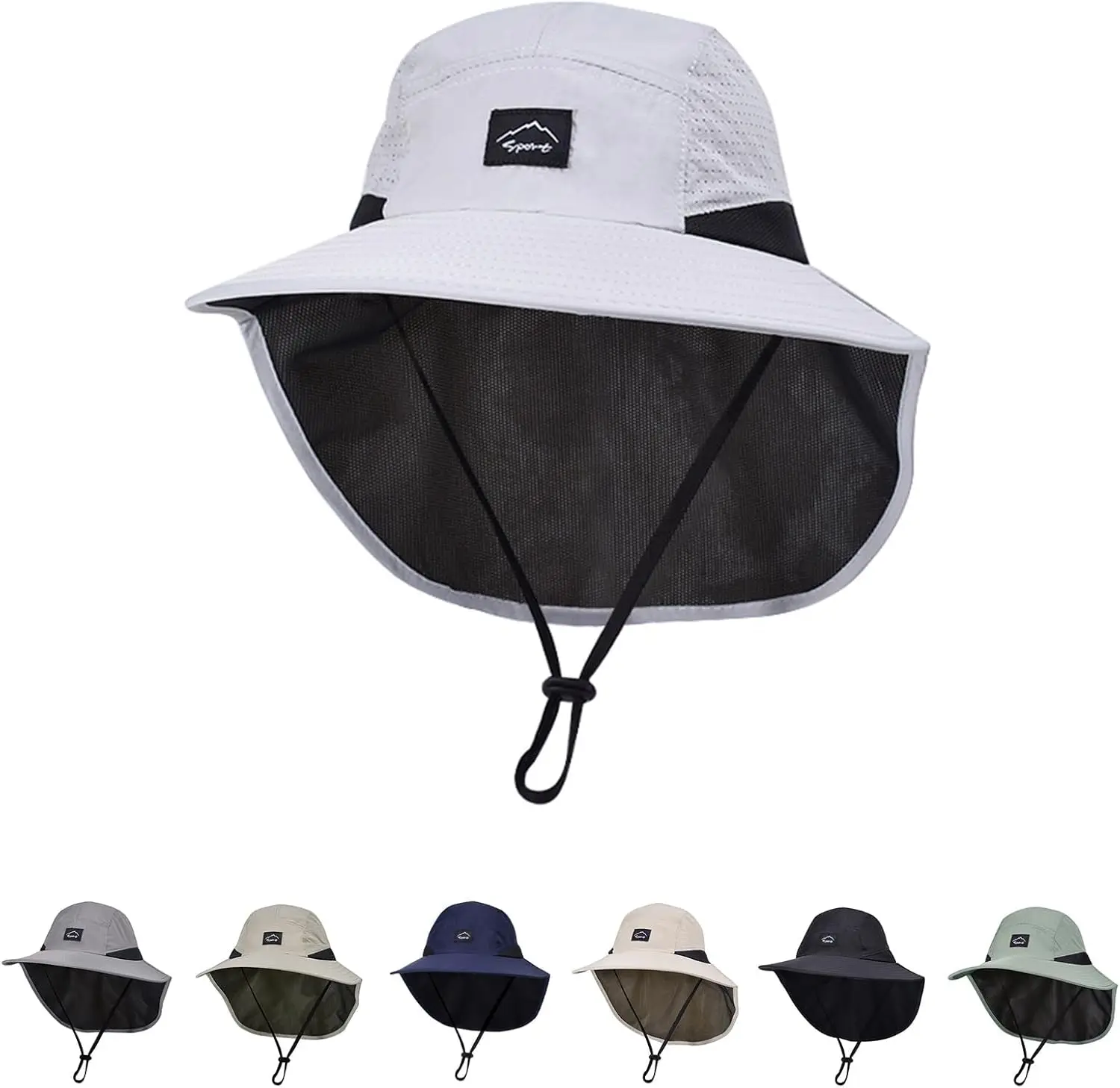 UPF 50+ Kids Sun Hat with Neck Flap, Quick Dry Beach Cap for Boys Girls Ages 2-12, Adjustable
UPF 50+ Kids Sun Hat with Neck Flap, Quick Dry Beach Cap for Boys Girls Ages 2-12, Adjustable