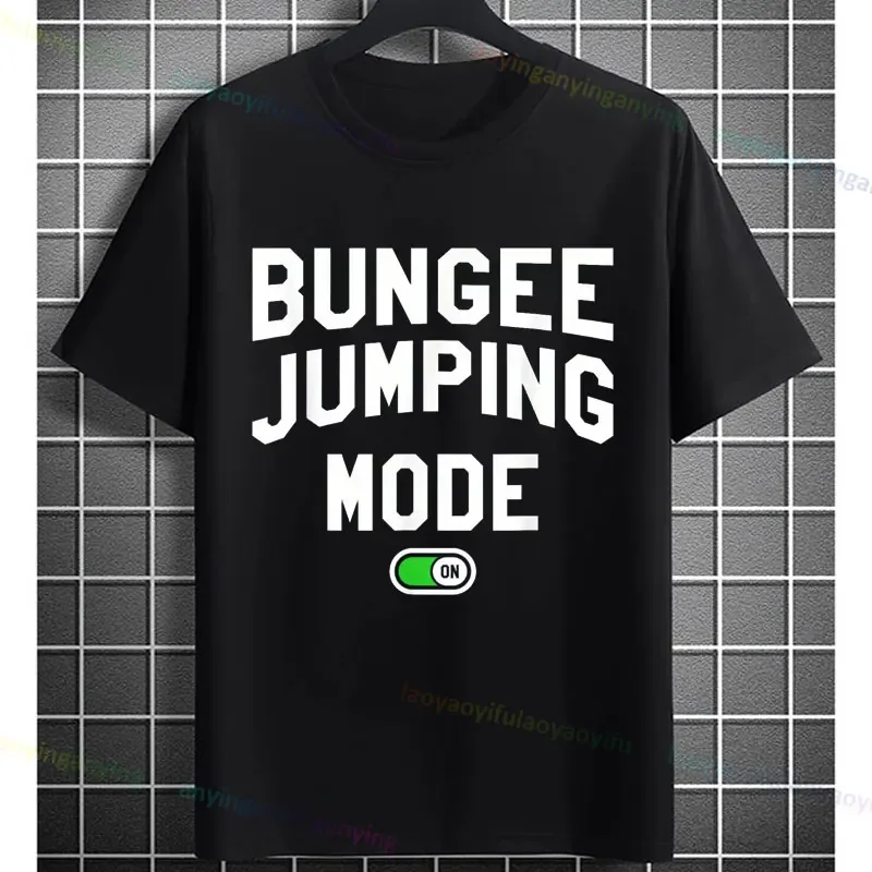 Мужская футболка с рисунком Bungee Jumping Mode on, футболка с короткими рукавами из 100% хлопка, идеально подходящая для занятий спортом и активного отдыха
Мужская футболка с рисунком Bungee Jumping Mode on, футболка с короткими рукавами из 100% хлопка, идеально подходящая для занятий спортом и активного отдыха