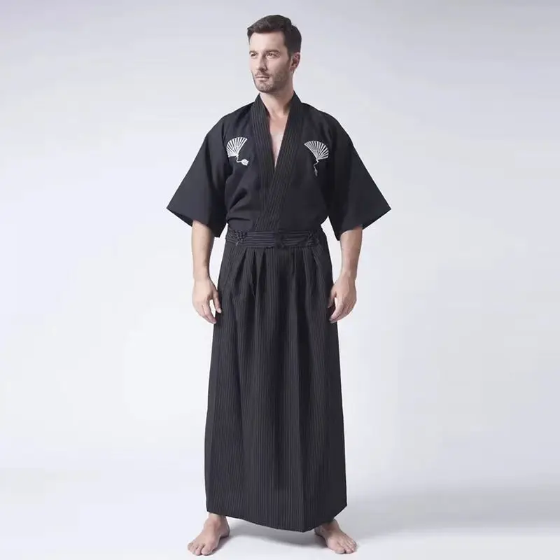 Костюм японской кухни, традиционное древнее платье, униформа самурая, одежда для выступлений на сцене, японская мода
Костюм японской кухни, традиционное древнее платье, униформа самурая, одежда для выступлений на сцене, японская мода