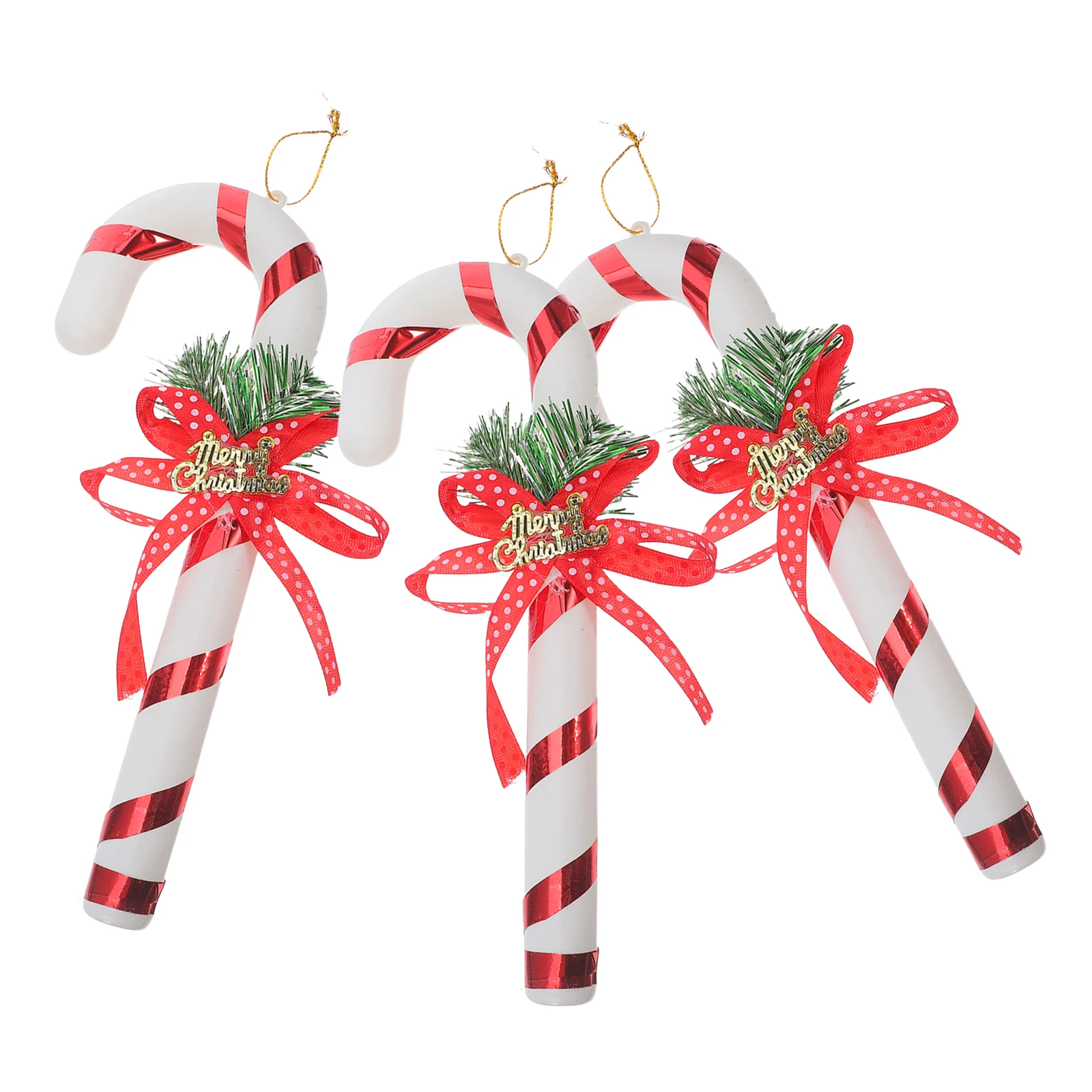 3Pcs Christmas Cane Ornaments Elegant Hanging Pendants for Tree Decor DIY Holiday Display Home Store Decoration
3Pcs Christmas Cane Ornaments Elegant Hanging Pendants for Tree Decor DIY Holiday Display Home Store Decoration