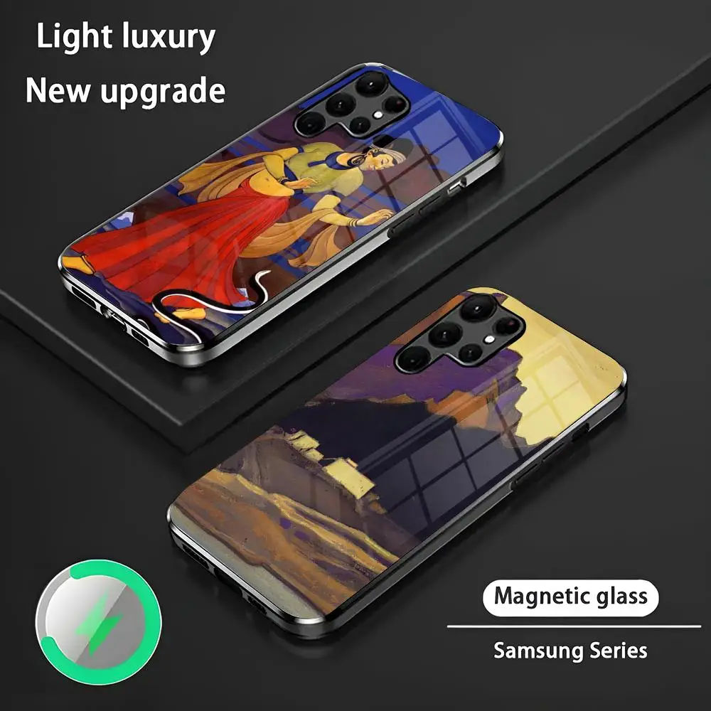 Roerich Paintings Phone Case For Samsung S 25 S24 S23 S22 S21 S20 Plus Ultra Note20 Glass Magnetic Phone Case
Roerich Paintings Phone Case For Samsung S 25 S24 S23 S22 S21 S20 Plus Ultra Note20 Glass Magnetic Phone Case