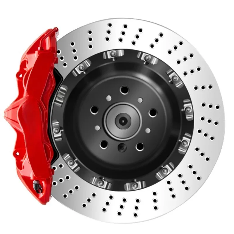 A brake caliper set suitable for car modification, modified to increase the 6-piston disc
A brake caliper set suitable for car modification, modified to increase the 6-piston disc