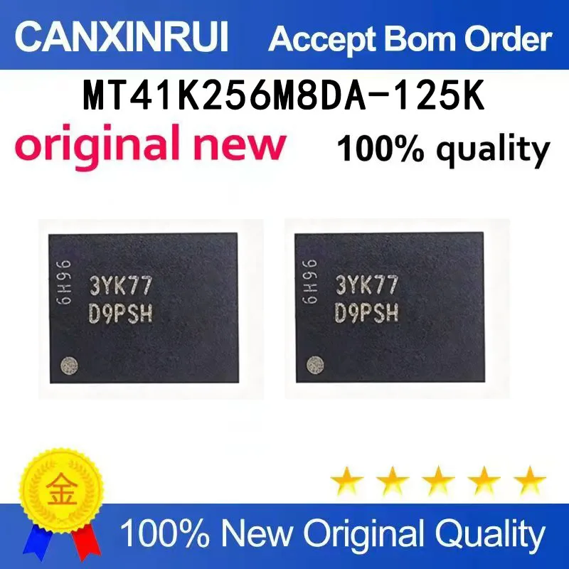 (5-100 pieces)Brand new original MT41K256M8DA-125: K D9PSH BGA 256M in stock chip
(5-100 pieces)Brand new original MT41K256M8DA-125: K D9PSH BGA 256M in stock chip