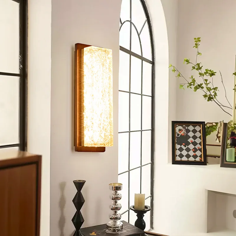 Italian Minimalist Solid Wood LED Wall Lamp Light Luxury Bedroom Bedside Living Room Background Wall Lamp
Italian Minimalist Solid Wood LED Wall Lamp Light Luxury Bedroom Bedside Living Room Background Wall Lamp