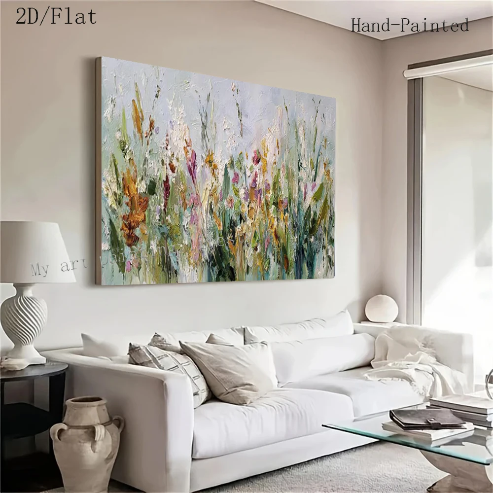 100% Handmade Abstract Oil Painting On Canvas Thick layer blooming flowers Wall Art Picture Big Mural For Home Living Room Decor
100% Handmade Abstract Oil Painting On Canvas Thick layer blooming flowers Wall Art Picture Big Mural For Home Living Room Decor