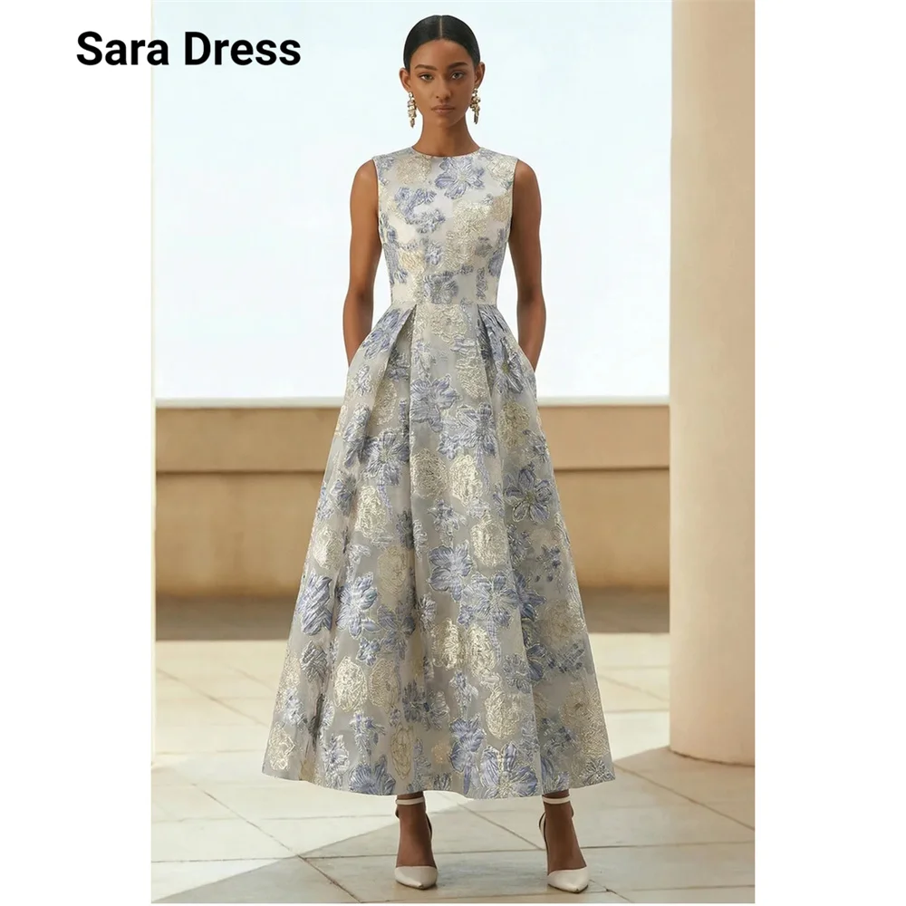 Sara Custom A Line Floral Print Sleeveless Ankle Length Luxurious Party Dress 2026 Woman Prom Luxury Dresses D/party Evening New
Sara Custom A Line Floral Print Sleeveless Ankle Length Luxurious Party Dress 2026 Woman Prom Luxury Dresses D/party Evening New