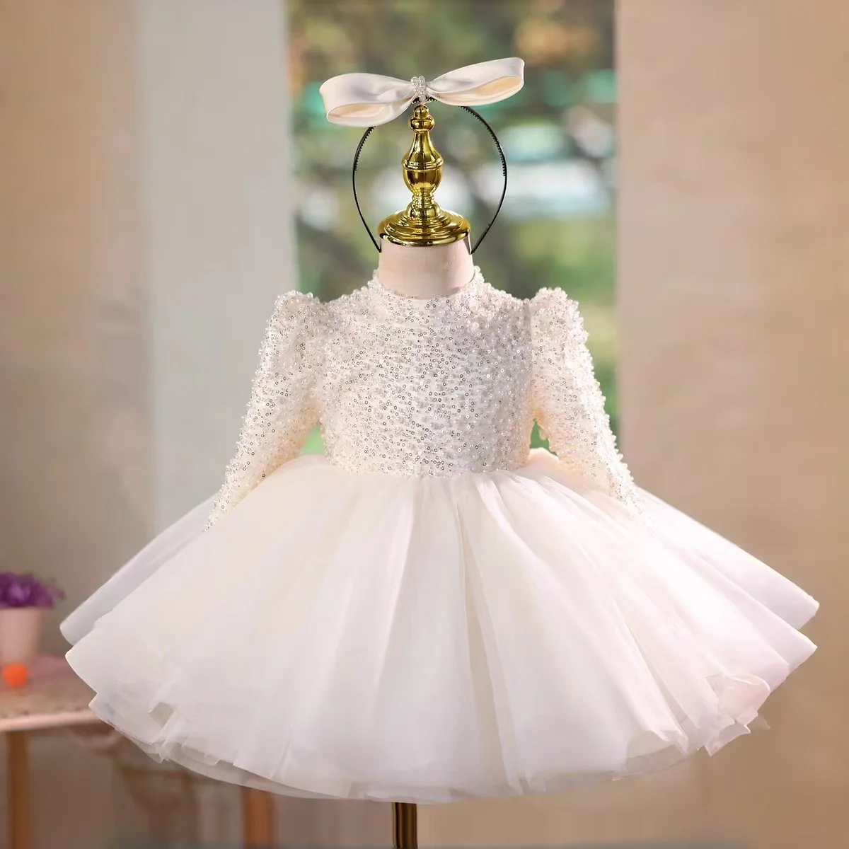 Jill Wish J716 Белое платье с цветочным узором для девочек с жемчугом, милое платье принцессы с длинными рукавами до колена и бисером, детское торжественное платье на свадьбу, день рождения
Jill Wish J716 Белое платье с цветочным узором для девочек с жемчугом, милое платье принцессы с длинными рукавами до колена и бисером, детское торжественное платье на свадьбу, день рождения