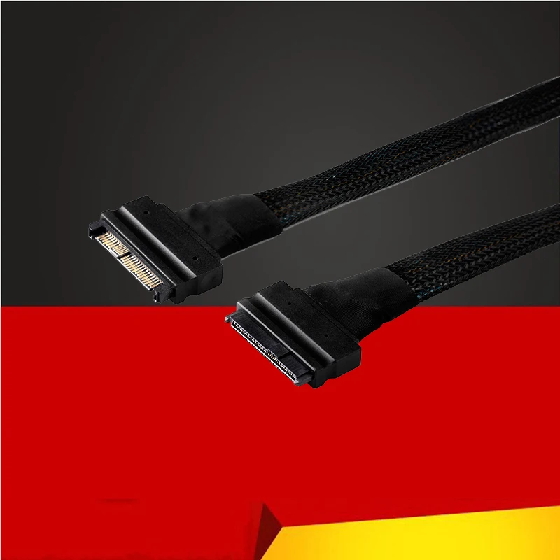SAS SFF-8639 to SFF-8639 U.2 Extension Cable SFF8639 to SFF8639 68Pin Male to Female 8639 to 8639 Data Cable PCI-E4.0 Full Speed
SAS SFF-8639 to SFF-8639 U.2 Extension Cable SFF8639 to SFF8639 68Pin Male to Female 8639 to 8639 Data Cable PCI-E4.0 Full Speed