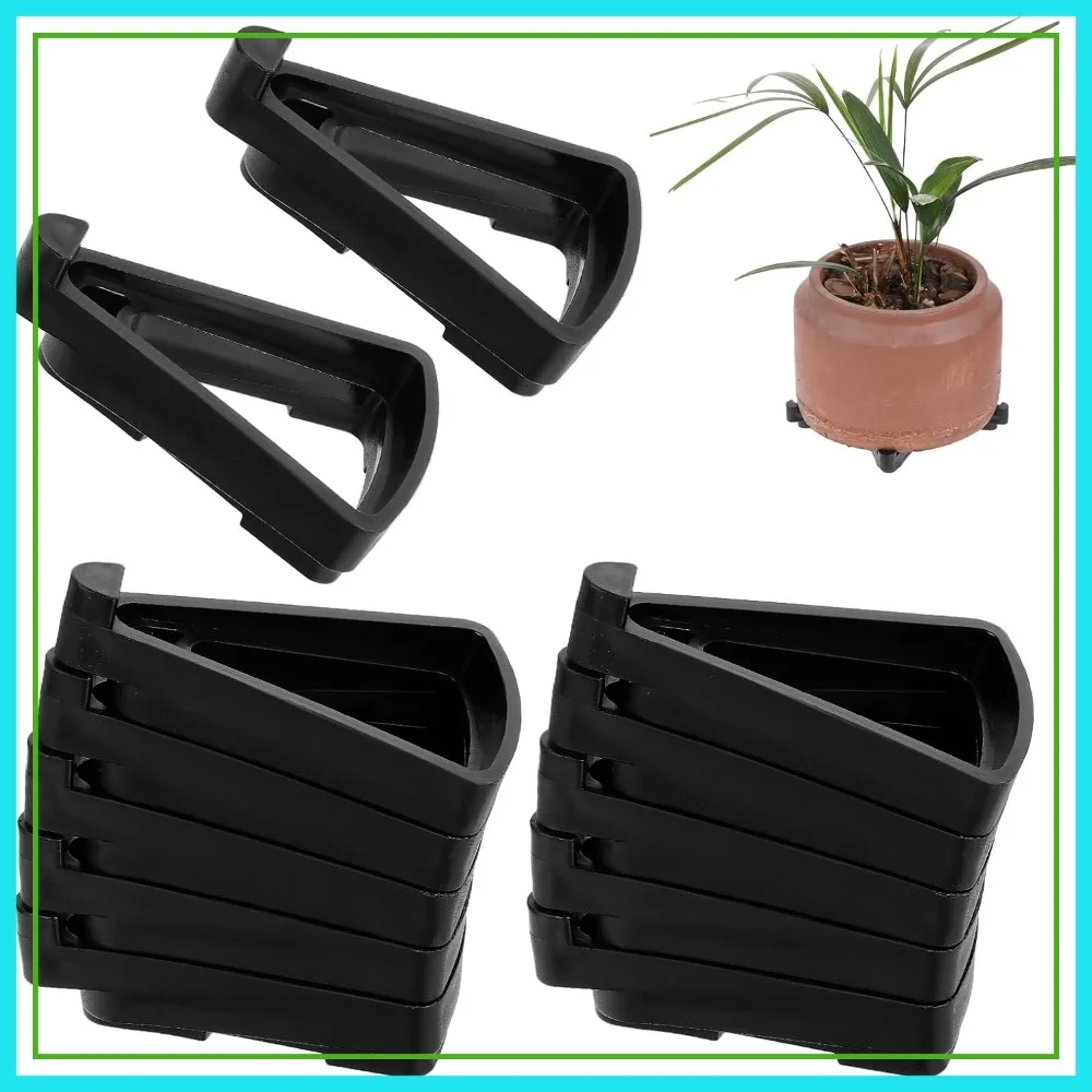 12 PCS Pot Feet for Outdoor Planters, Invisible Flower Pot Risers, Prevent Stains & Water Damage (Black)
12 PCS Pot Feet for Outdoor Planters, Invisible Flower Pot Risers, Prevent Stains & Water Damage (Black)