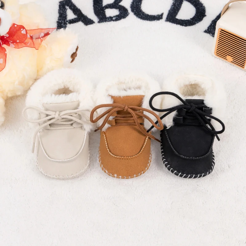 Зимние зимние сапоги на плоской подошве для новорожденных девочек и мальчиков, теплые ботильоны с завязками для малышей, нескользящая утолщенная детская обувь для первых прогулок
Зимние зимние сапоги на плоской подошве для новорожденных девочек и мальчиков, теплые ботильоны с завязками для малышей, нескользящая утолщенная детская обувь для первых прогулок