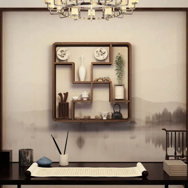 Chinese Home Square Bogu Rack, Solid Wood Wall Mounted Tea Rack,Hanging Wall Shelf for Home Decorations, Aesthetic Display Shelf
Chinese Home Square Bogu Rack, Solid Wood Wall Mounted Tea Rack,Hanging Wall Shelf for Home Decorations, Aesthetic Display Shelf
