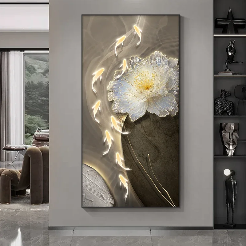 Modern Crystal Porcelain LED Wall Lamp - Flower Hanging Painting Light for Living Room, Corridor and Home Interior Decor
Modern Crystal Porcelain LED Wall Lamp - Flower Hanging Painting Light for Living Room, Corridor and Home Interior Decor