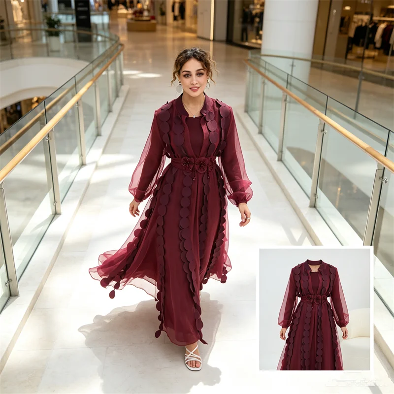 Muslim Women Sets Flower Kimono Cardigan Dubai Abaya Turkey Kaftan Arab Robe Islam Jalabiya Caftan Marocain Femme Outfits Gown
Muslim Women Sets Flower Kimono Cardigan Dubai Abaya Turkey Kaftan Arab Robe Islam Jalabiya Caftan Marocain Femme Outfits Gown