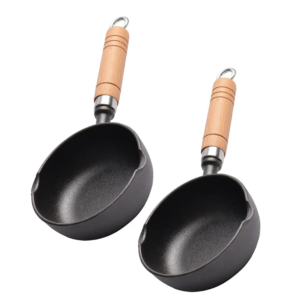 2Pcs Mini Cast Iron Skillet 13Cm Small Frying Pan for Melting Butter Cheese Chocolate Frying Eggs Dumplings Oil Heating Pan
2Pcs Mini Cast Iron Skillet 13Cm Small Frying Pan for Melting Butter Cheese Chocolate Frying Eggs Dumplings Oil Heating Pan