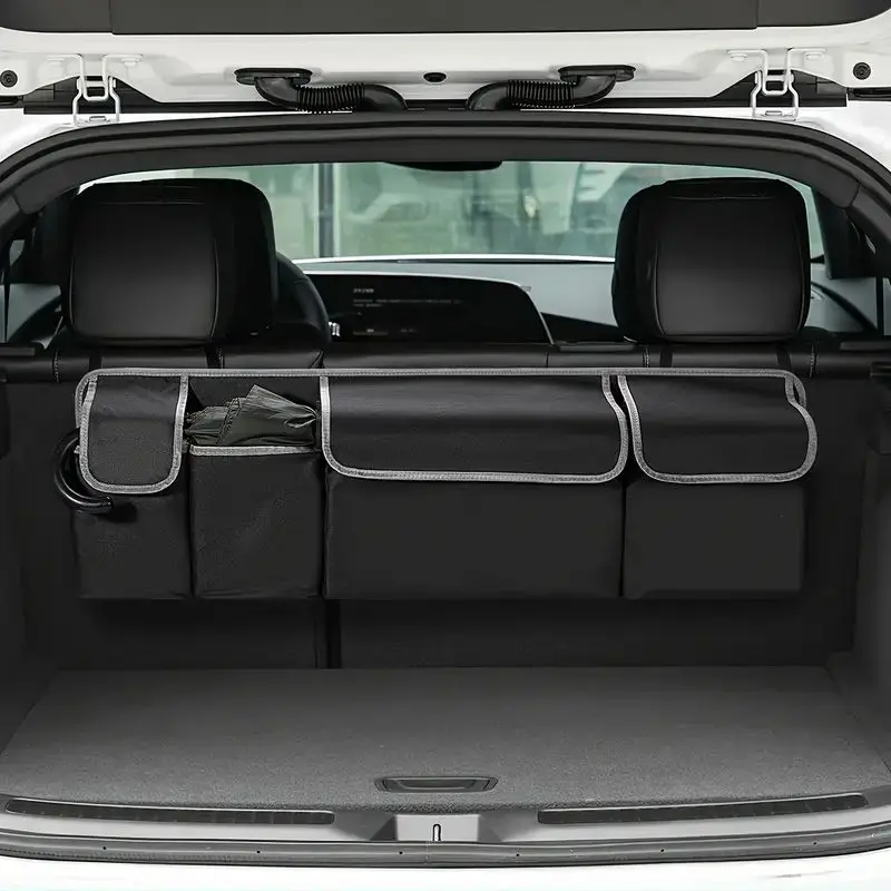 Car Organizer Trunk Storage Bag with 4 Pockets Multi-Functional Car Trunk Organizer, Backseat Storage Bag with Adjustable Straps
Car Organizer Trunk Storage Bag with 4 Pockets Multi-Functional Car Trunk Organizer, Backseat Storage Bag with Adjustable Straps