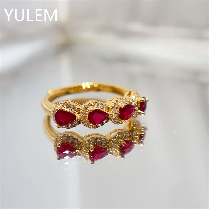 Элегантное кольцо из натурального рубина для помолвки, кольцо из натурального рубина 3x4 мм с толстым позолотой 18 карат
Элегантное кольцо из натурального рубина для помолвки, кольцо из натурального рубина 3x4 мм с толстым позолотой 18 карат